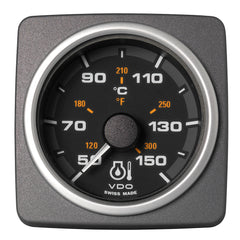Veratron 52 MM (2-1/16") AcquaLink Engine Oil Temp 50C to 150C - Black Dial  Bezel [A2C59501926]