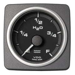 Veratron 52 MM (2-1/16") AcquaLink Fresh Water Gauge Empty/Full - Black Dial  Bezel [A2C59501929]