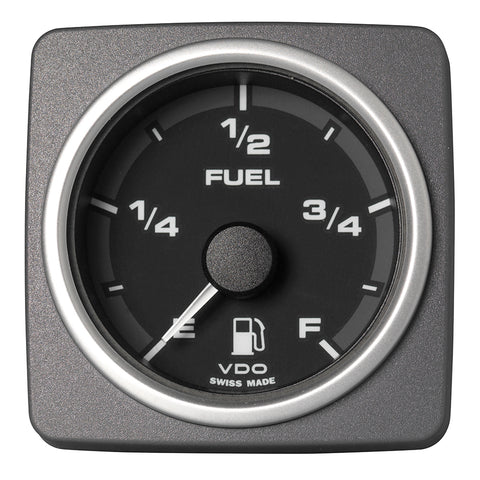 Veratron 52 MM (2-1/16") AcquaLink Fuel Level Gauge Empty/Full - Black Dial  Bezel [A2C59501930]