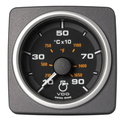 Veratron 52 MM (2-1/16") AcquaLink Pyrometer Gauge 900C/1650F - Black Dial  Bezel [A2C59501933]
