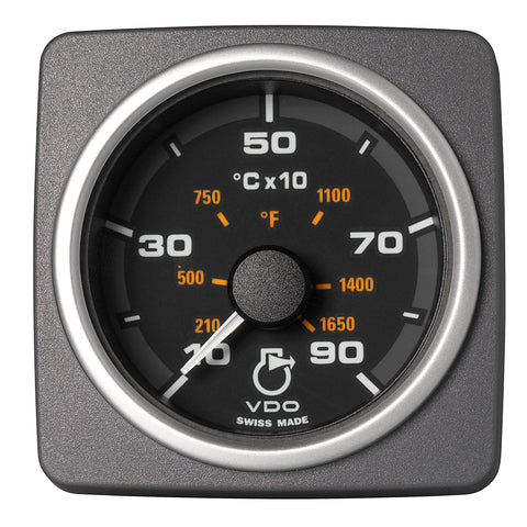 Veratron 52 MM (2-1/16") AcquaLink Pyrometer Gauge 900C/1650F - Black Dial  Bezel [A2C59501933]