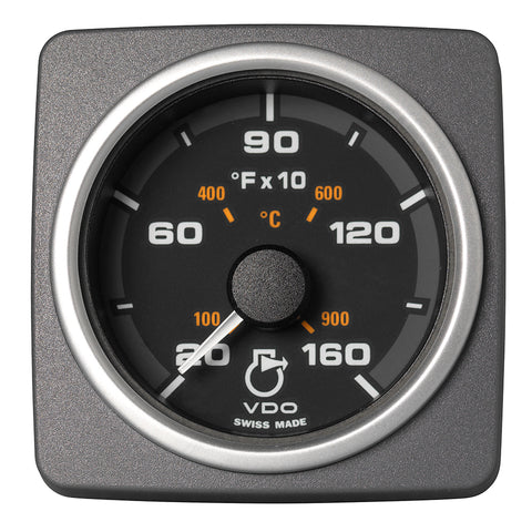 Veratron 52 MM (2-1/16") AcquaLink Pyrometer Gauge 1600F/900C - Black Dial  Bezel [A2C59501934]