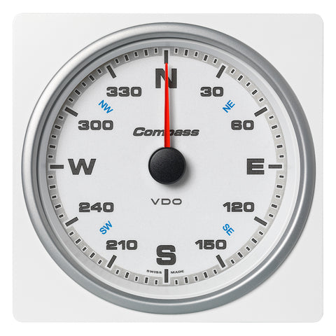 Veratron 4-3/8" (110mm) AcquaLink Compass 360 - 12/24V - White Dial  Bezel [A2C1338790001]