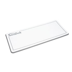 SeaDek Dual Density Helm Pad - 16" x 39" 20mm - Large - White/Storm Gray w/Routed SD Logo [37926-80375]