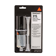 Sika SikaForce 315 Super Fast Plastic  Metal Adhesive - Black - 3oz Tube [613773]