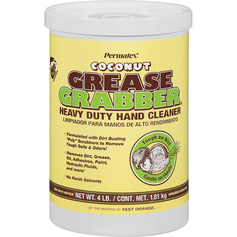 Permatex Grease Grabber Coconut Hand Cleaner Tub - 4lb [14106]