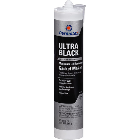 Permatex Ultra Black Maximum Oil Resistance RTV Silicone Gasket Maker - 13oz [24105]