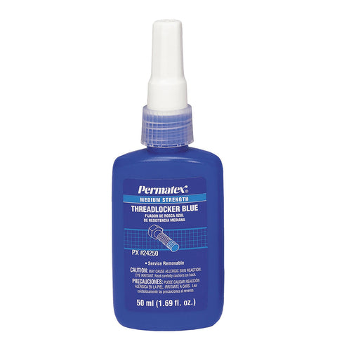 Permatex Medium Strength Threadlocker Blue - 50ml Bottle [24250]