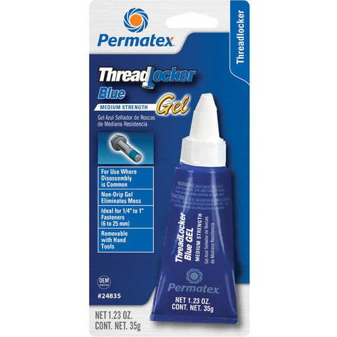 Permatex Medium Strength Threadlocker BLUE Gel - 35g [24835]