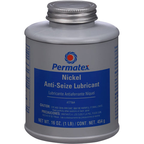 Permatex Nickel Anti-Seize Lubricant Brush Top Bottle - 16oz [77164]