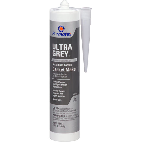 Permatex Ultra Grey Rigid High Torque RTV Silicone Gasket Maker - 13oz [82195]
