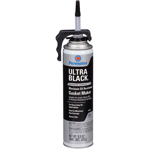 Permatex Ultra Black Maximum Oil Resistance RTV Silicone Gasket Maker - 9.5oz [85080]