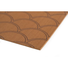 SeaDek 40" x 80" 5mm Sheet Mocha Brushed Fish Scale - 1016mm x 2032mm x 5mm [23875-83800]