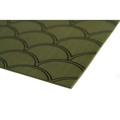 SeaDek 40" x 80" 5mm Sheet Olive Green Brushed Fish Scale - 1016mm x 2032mm x 5mm [23875-83802]