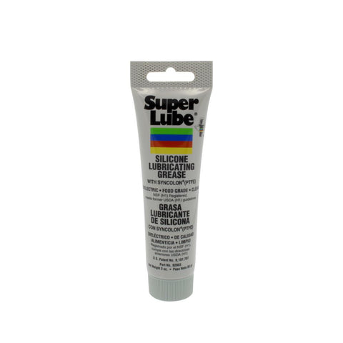 Super Lube Silicone Lubricating Brake Grease w/Syncolon (PTFE) - 8oz Tube [97008]