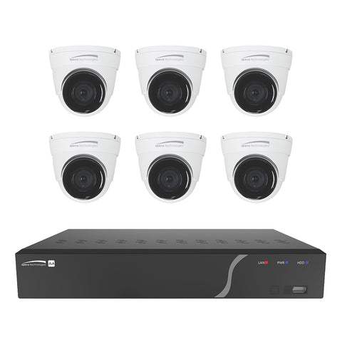 Speco 8 Channel NVR Kit w/6 Outdoor IR 5MP Cameras 2.8mm Fixed Lens - 2TB [ZIPK8T2]
