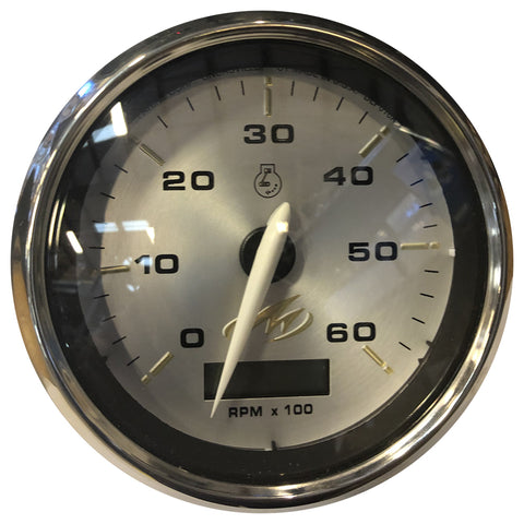 Faria Monterey 4" Tachometer (6000 RPM) w/Digital Hourmeter [TCH257]