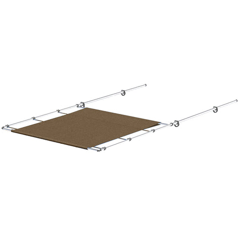 SureShade PTX Power Shade - 57" Wide - Stainless Steel - Toast [2021026262]
