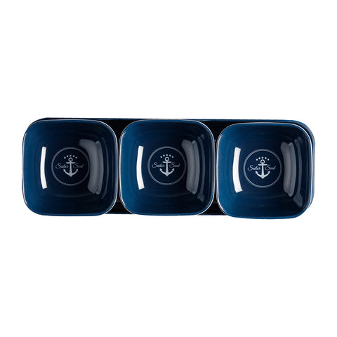 Marine Business Melamine Snack Set - SAILOR SOUL - Set of 4 [14013]