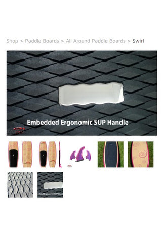 The Swirl Paddle Board