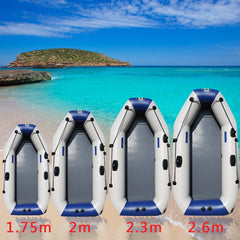 175-260cm PVC Inflatable Boat Wear-resistant Foldable Air Rowing Kayak/fishing boat for 1-5 person Fishing dinghy Outdoor Sports