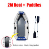 Image of 175-260cm PVC Inflatable Boat Wear-resistant Foldable Air Rowing Kayak/fishing boat for 1-5 person Fishing dinghy Outdoor Sports
