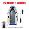 Image of 175-260cm PVC Inflatable Boat Wear-resistant Foldable Air Rowing Kayak/fishing boat for 1-5 person Fishing dinghy Outdoor Sports