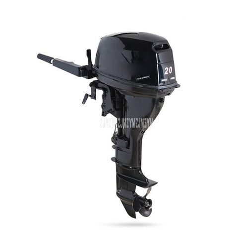 20 HP Horsepower Boat Outboard Engine Water-cooling System Gasoline Fuel Four 4 strok Outboard Motor For Inflatable Boat 14.7KW