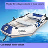 Image of Large inflatable boat Luxury configuration with advanced boat motor drive Fishing swimming tool