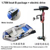 Image of Large inflatable boat Luxury configuration with advanced boat motor drive Fishing swimming tool