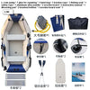 Image of Large inflatable boat Luxury configuration with advanced boat motor drive Fishing swimming tool