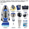 Image of Large inflatable boat Luxury configuration with advanced boat motor drive Fishing swimming tool