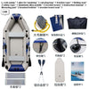Image of Large inflatable boat Luxury configuration with advanced boat motor drive Fishing swimming tool