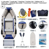 Image of Large inflatable boat Luxury configuration with advanced boat motor drive Fishing swimming tool