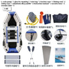 Image of Large inflatable boat Luxury configuration with advanced boat motor drive Fishing swimming tool