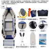 Image of Large inflatable boat Luxury configuration with advanced boat motor drive Fishing swimming tool