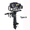 Image of 9 Horsepower Boat Outboard Engine Air-cooling Gasoline Fuel Short Shaft Four 4 strok Outboard Motor For Inflatable Boat