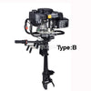 Image of 9 Horsepower Boat Outboard Engine Air-cooling Gasoline Fuel Short Shaft Four 4 strok Outboard Motor For Inflatable Boat