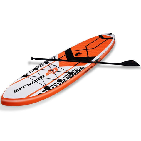 10.5' SUP Inflatable Stand up Paddle Board with Adjustable Backpack